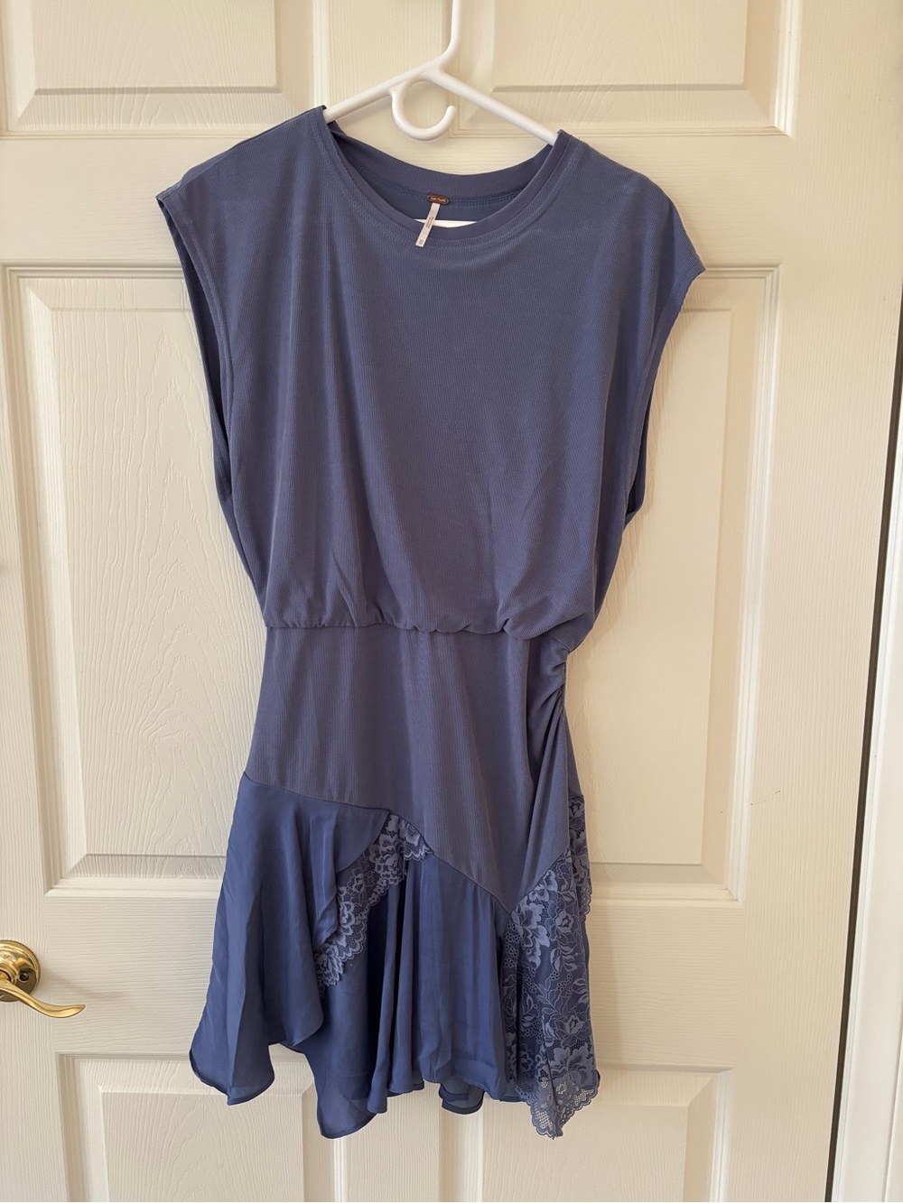 Free People Sleeveless Lace-Trim Dress